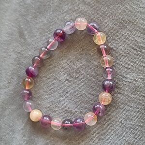 2/$12 Fluorite Stretch Bracelet